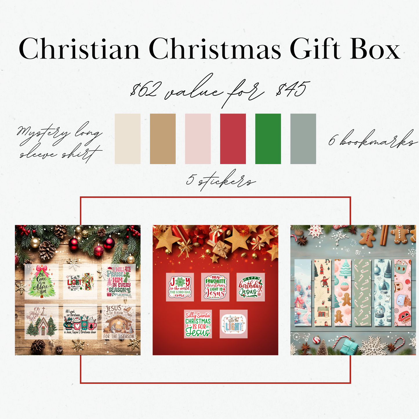 Christmas Gift Box| Christian Themed