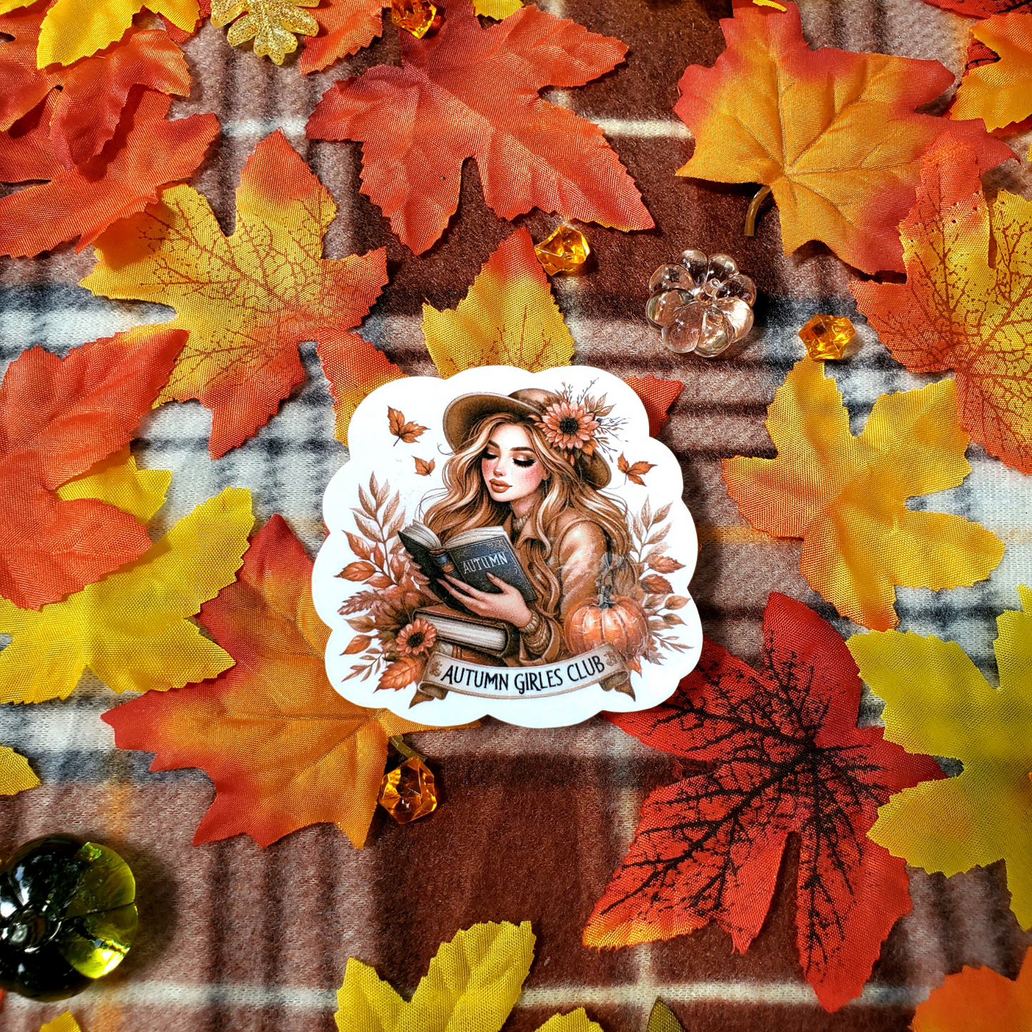 Autumn Girlies Club Sticker