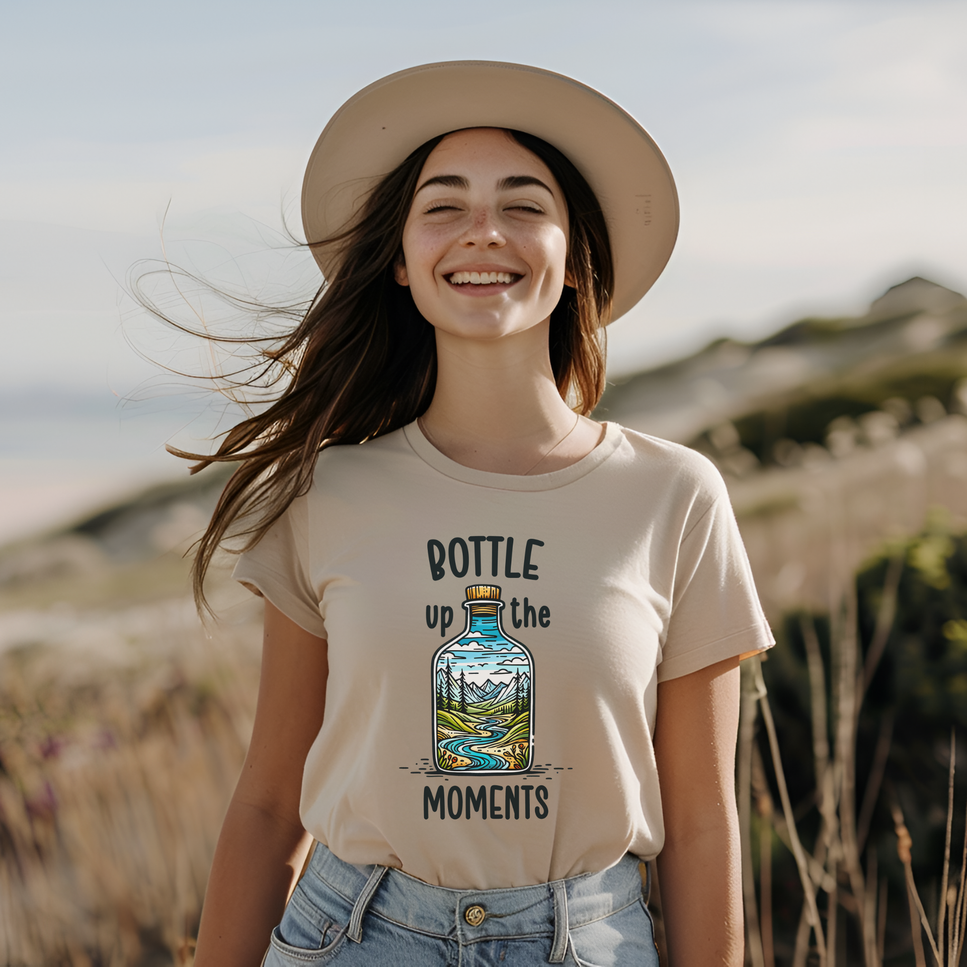 Bottle up the moments t-shirt