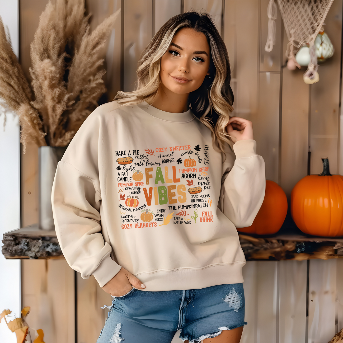 Fall Vibes With Fall Activities T-Shirt| Long Sleeve| Sweatshirt