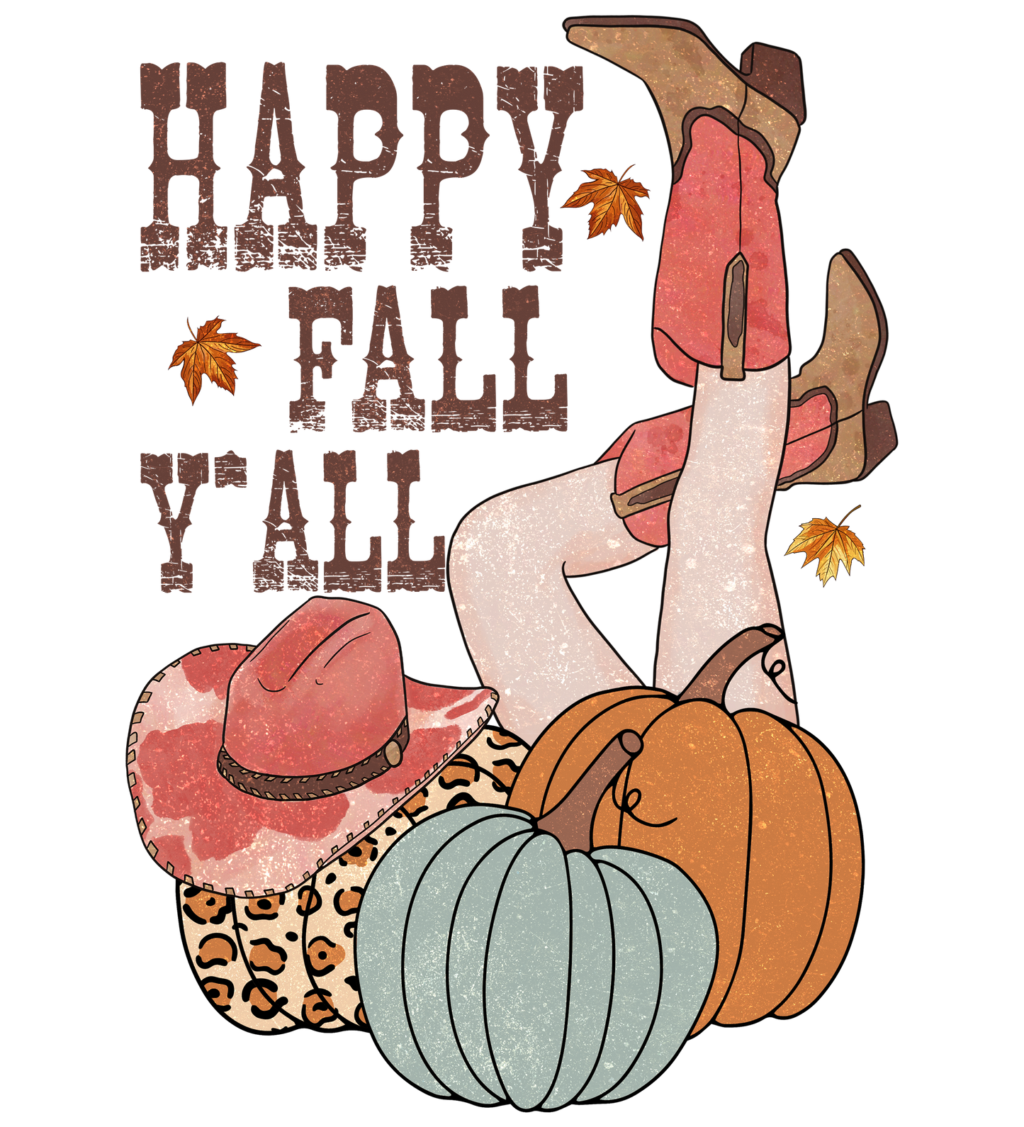 Happy Fall Y'all Cowgirl