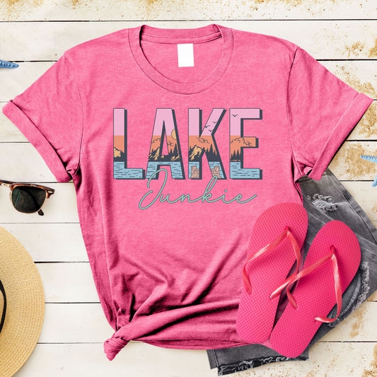 Lake junkie t-shirt