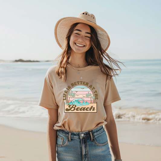 Life is better at the beach t-shirt