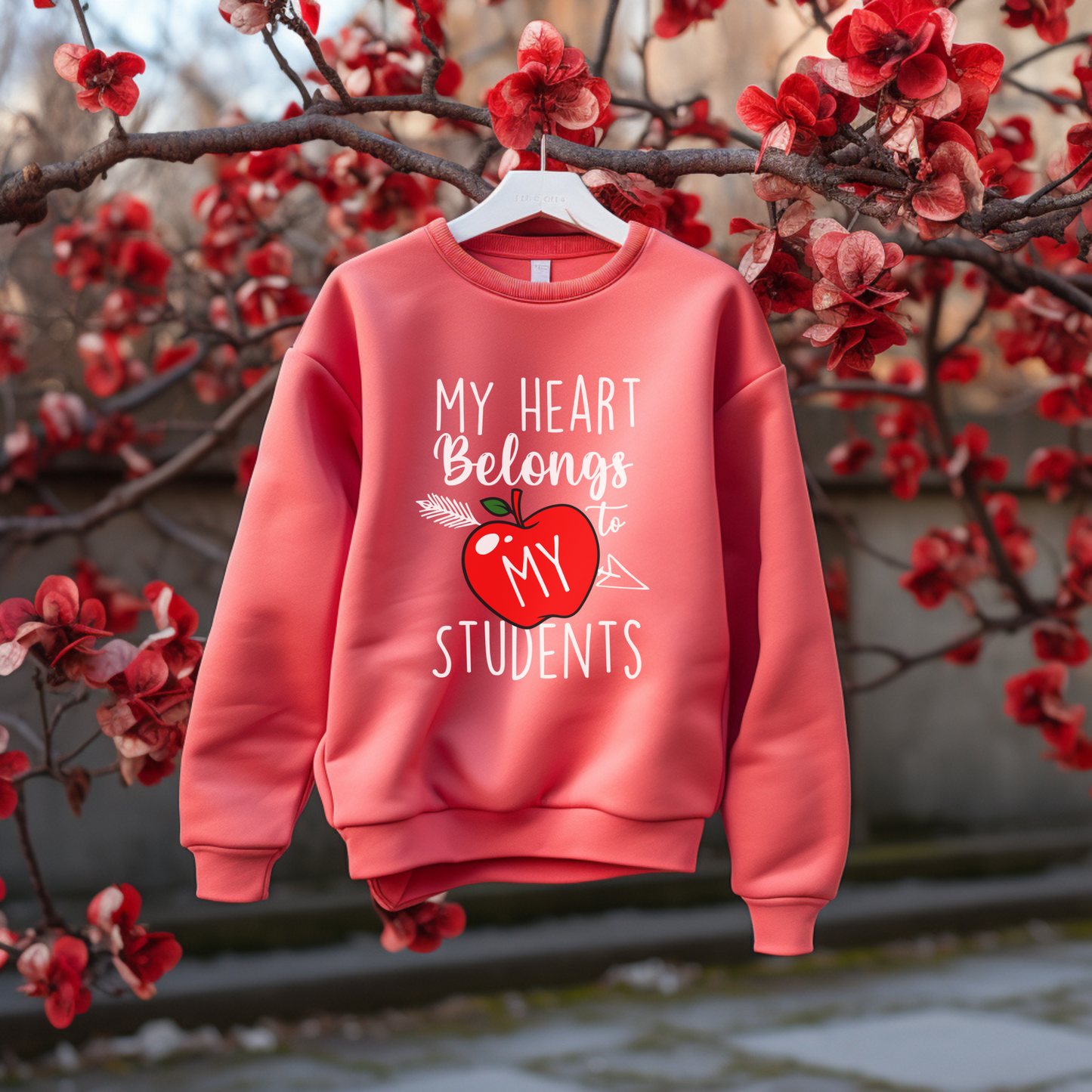 My Heart Belongs To My Students Apparel