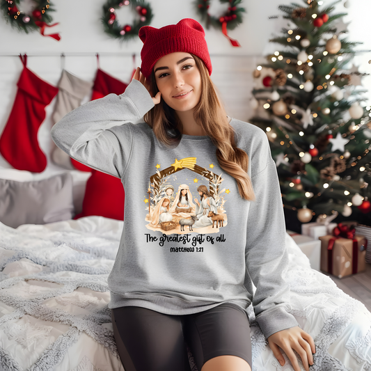 Greatest Gift Of All |Long Sleeve|Sweatshirt|Hoodie