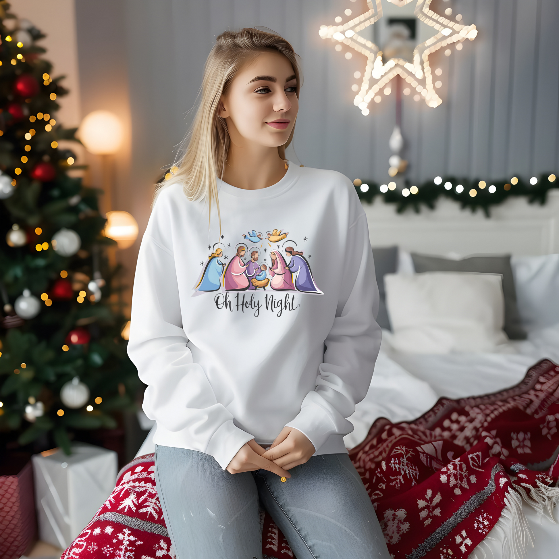 Oh holy night t-shirt, long sleeve, sweatshirt, or hoodie