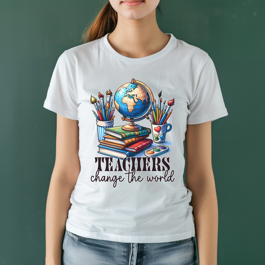 Teachers change the world t-shirt