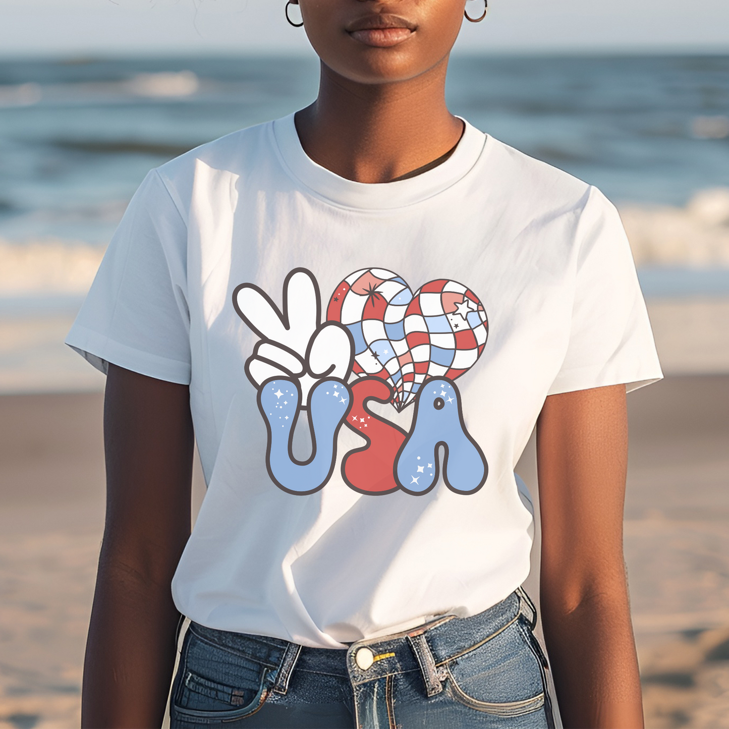 USA Peace Sign Apparel