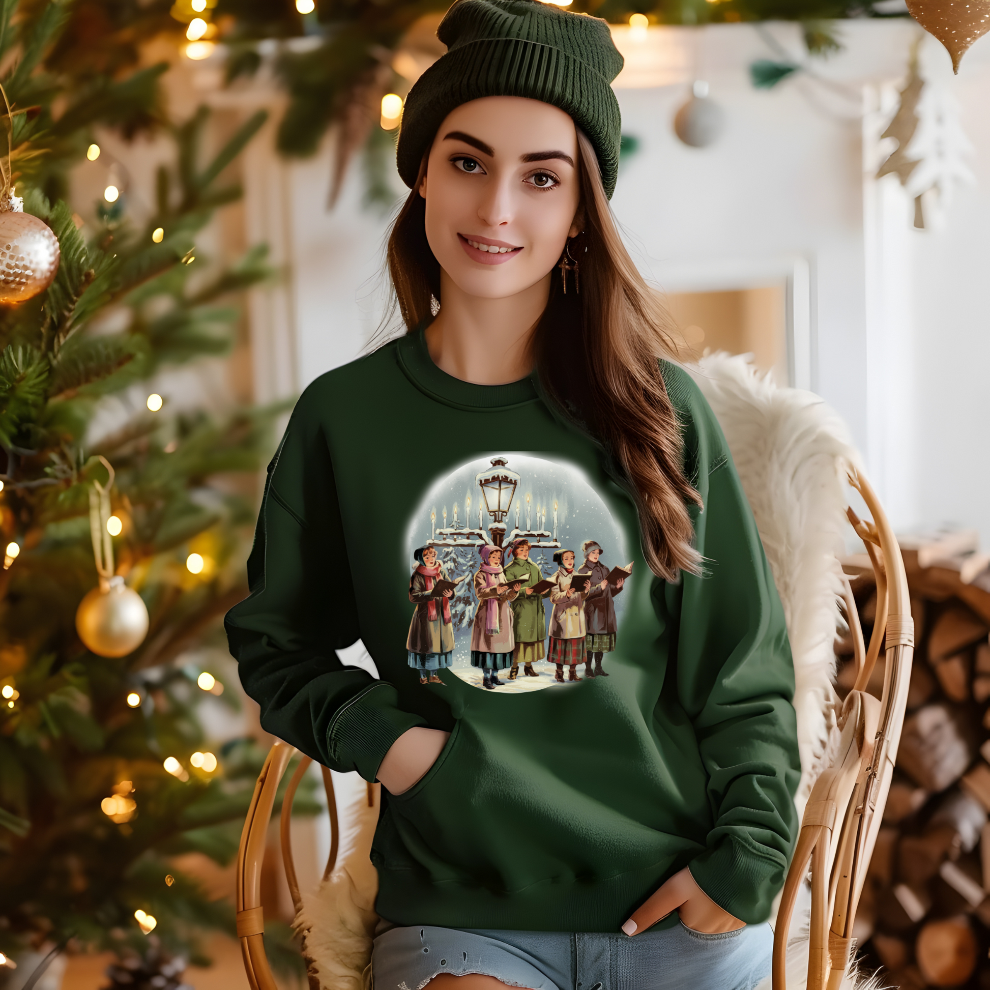 Vintage Christmas carolers t-shirt, long sleeve, sweatshirt, or hoodie